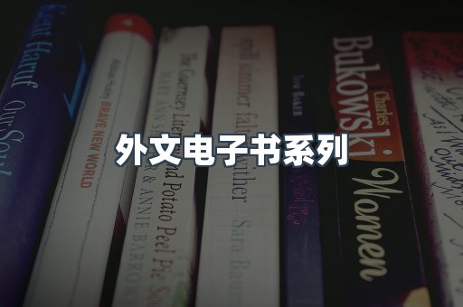 外文电子书系列